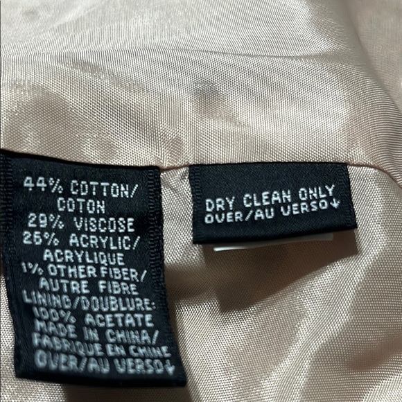 DANA BUCHMAN BOUCLE TWEED
BLAZER JACKET, OFFICE SIREN, PINK/ TAUPE SIZE 10 - Picture 12 of 13